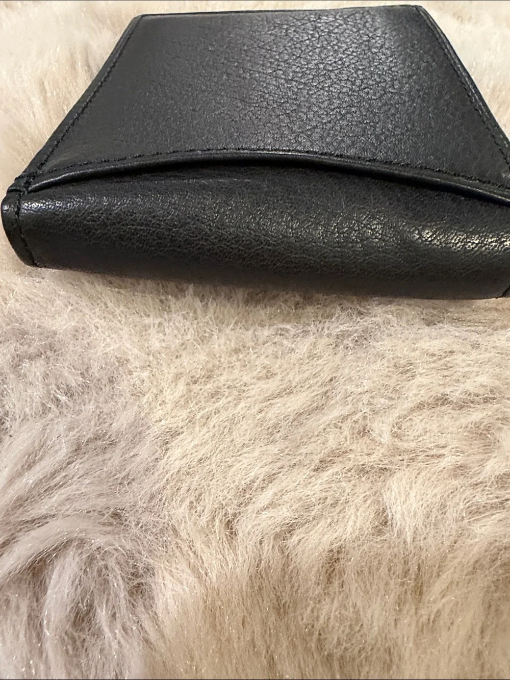 Castello Men's Black Leather Bi-Fold Wallet